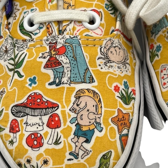 Vans Liberty Alice in Wonderland Sneakers Women's Size 7 - Picture 7 of 11